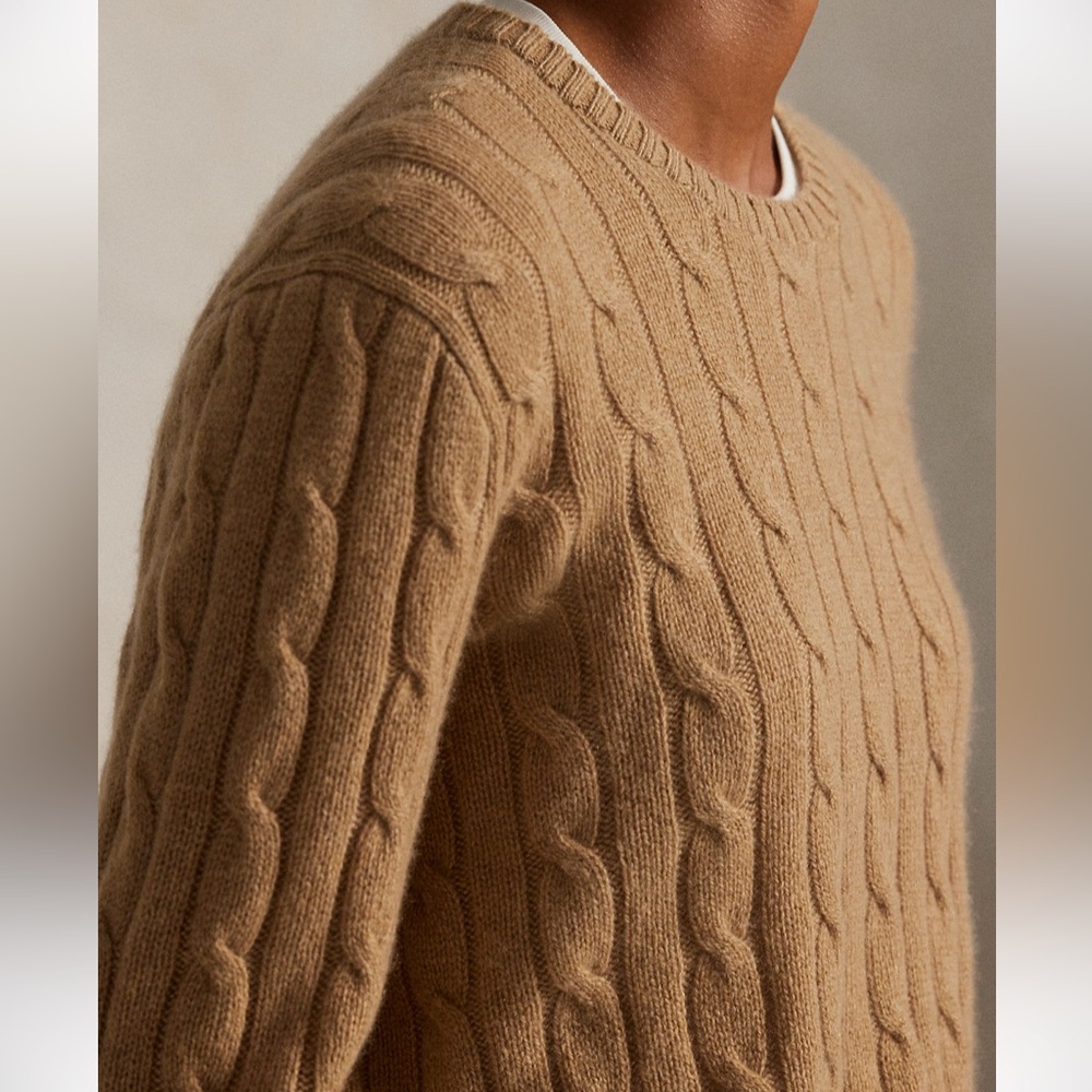 Ralph Lauren Polo OF ITALIAN YARN 100% Cashmere Sweater Size Medium
